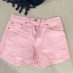 Levi’s pink women’s shorts